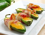 Grilled Bacon Wrapped Jalapeno Poppers