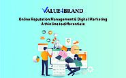 Online Reputation Management & Digital Marketing- A thin line to differentiate