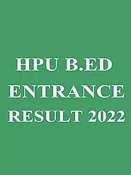 HPU B.ED Entrance Result 2022 PDF Download – InstaPDF
