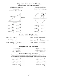 [PDF] Trigonometry All Formulas List PDF Download – InstaPDF