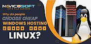 Why do people choose cheap windows hosting plans over Linux?