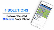 How To Recover Deleted Or Lost Calendar On iPhone