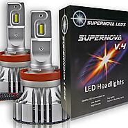 Supernova V.4 X LED Head Lights Fog PAIR - H11 H8 H9 9005 9006 H13 H7 H4