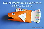 Toilet Paper Roll Fish - Awana Bear Hug #5 Craft