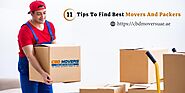 11 Tips To Find The Best Movers And Packers In UAE