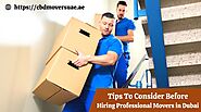 Important Features To Consider Before Hiring Movers and packers in Dubai