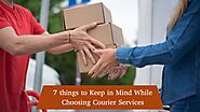 7 things to Keep in Mind While Choosing Same day Courier Services | CBD Movers UAE