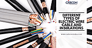 Different Types Of Electric Wire Cable and Insulations