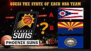 GUESS THE STATE OF EACH NBA TEAM - NBA QUIZ CHALLENGE 2022
