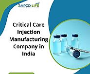 Critical Care Injection Manufacturers in India