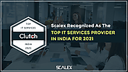 Scalex Recognized As The Top IT Services Provider In India For 2021 By Clutch