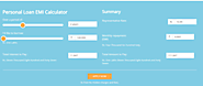 Calculate your monthly EMIs with Personal loan Calculator!