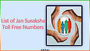 Jan Suraksha Toll Free No. List 2022 | PMJJBY, PMSBY, APY Helpline Numbers