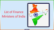 List of Finance Minister of India from 1947 to 2022
