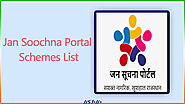 Rajasthan Jan Soochna Portal Schemes List 2022