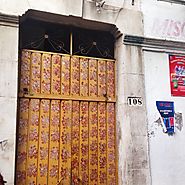 Handpainted doorway-Mexico City style