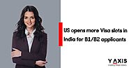 US opens more Visa slots in India for B1/B2 applicants