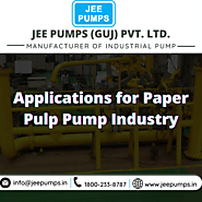 Paper pulp pump