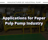 Paper Mill | Jeepumps | Industrial pump manufacturer