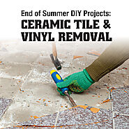 Ceramic Tile and Vinyl Flooring Removal Using Zenith Tool