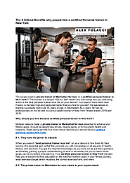certified personal trainer in New York | edocr