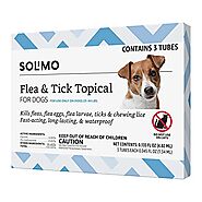 Amazon Brand - Solimo Flea and Tick Topical Treatment for Dogs~29%OFF DEAL