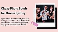 Cheap Photo Booth for Hire in Sydney