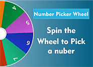 Number Picker Wheel - Choose a Random Number Spinning the Wheel