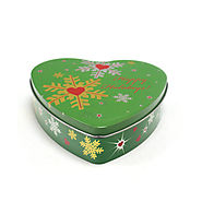 Metal heart-shaped gift tin cans manufacturer