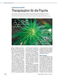 Cannabisbasierte Arzneimittel: Therapieoption für die Psyche