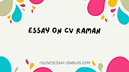 Essay on CV Raman • 10 Lines Essay