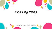 Essay on Tiger • 10 Lines Essay