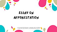 Essay on Afforestation • 10 Lines Essay