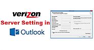 How to Fix Verizon Email Server Setting in Outlook?