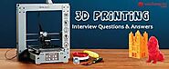3D Printing MCQ Questions Answers