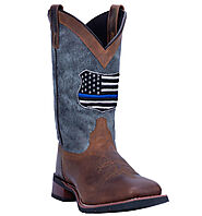 Laredo We Back The Blue Square Toe Boot – Horse Creek Outfitters