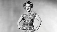 Famous Portrait of Marilyn Monroe Wearing a Potato Sack Dress