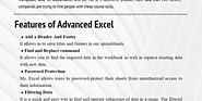 Advanced Excel Course In Delhi