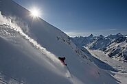Ben Cooke crushing some off-piste ski action in Whistler, BC.