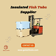 Insulated Fish Tubs Supplier in USA - Goliathtubs