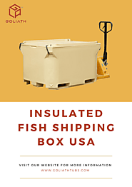 Insulated Fish Shipping Box - Goliathtubs
