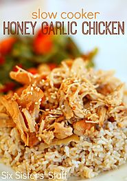 Slow Cooker Honey Garlic Chicken - Honey and Garlic. What else is neede?