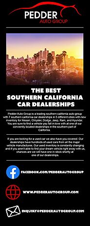Best Southern California Car Dealerships - pedderautogroup | ello