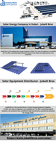 Solar Energy Company in Dubai — Jubaili Bros
