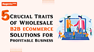5 Crucial Traits of Wholesale B2B eCommerce Solutions for Profitable Business