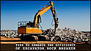 Tips To Enhance The Efficiency Of Excavator Rock Breaker