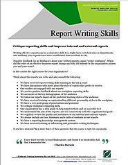 Business Writing Skills Training