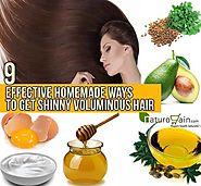 9 Effective Homemade Ways to Get Shinny Voluminous Hair