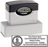 VA Notary Stamp for Virginia Notary Public - State Seal Notary Stamp