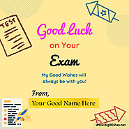 Good Luck Wishes for Exam Card | All the Best for Exam | Best Of Luck